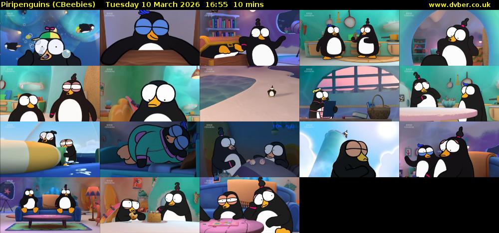Piripenguins (CBeebies) Tuesday 10 March 2026 16:55 - 17:05