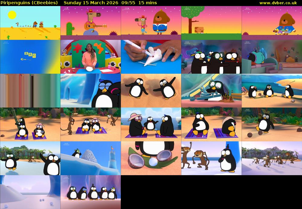 Piripenguins (CBeebies) Sunday 15 March 2026 09:55 - 10:10
