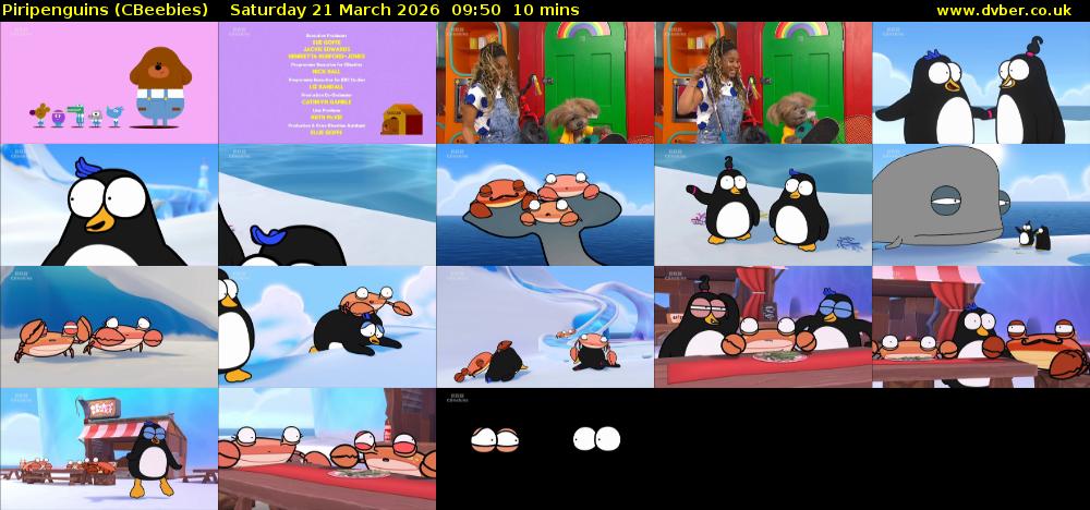 Piripenguins (CBeebies) Saturday 21 March 2026 09:50 - 10:00