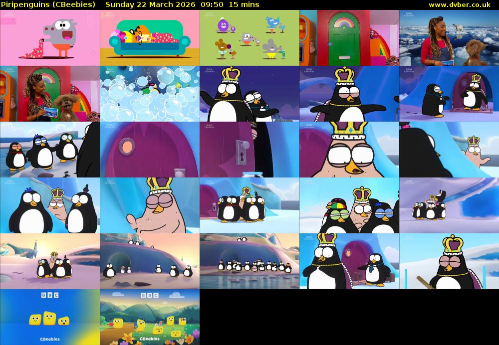 Piripenguins (CBeebies) Sunday 22 March 2026 09:50 - 10:05