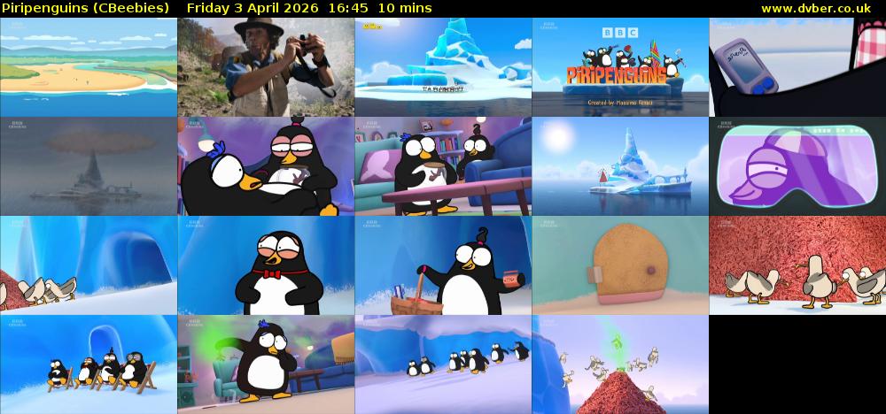 Piripenguins (CBeebies) Friday 3 April 2026 16:45 - 16:55