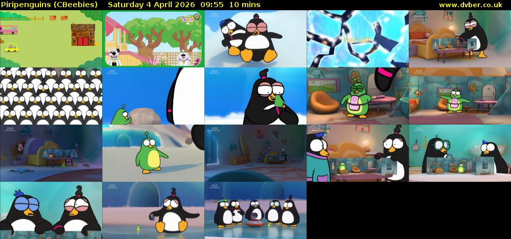 Piripenguins (CBeebies) Saturday 4 April 2026 09:55 - 10:05