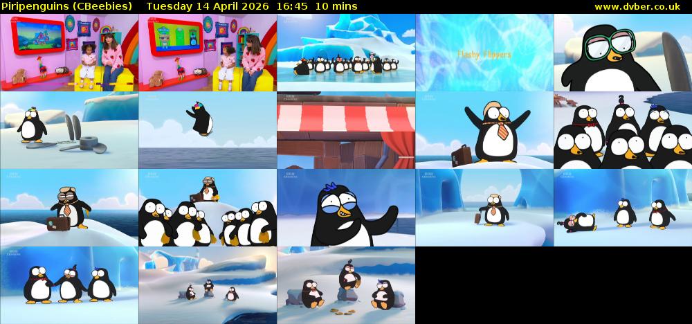 Piripenguins (CBeebies) Tuesday 14 April 2026 16:45 - 16:55