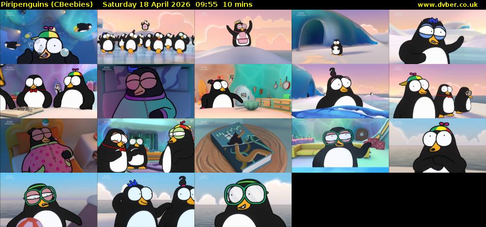 Piripenguins (CBeebies) Saturday 18 April 2026 09:55 - 10:05