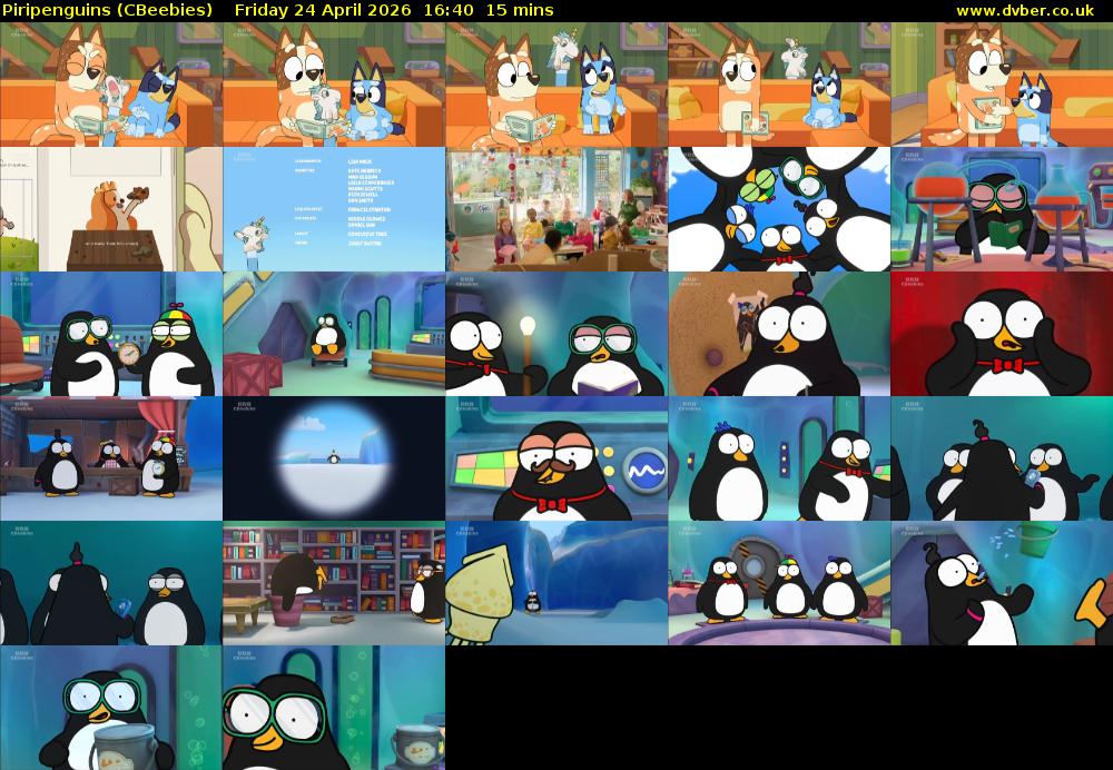 Piripenguins (CBeebies) Friday 24 April 2026 16:40 - 16:55