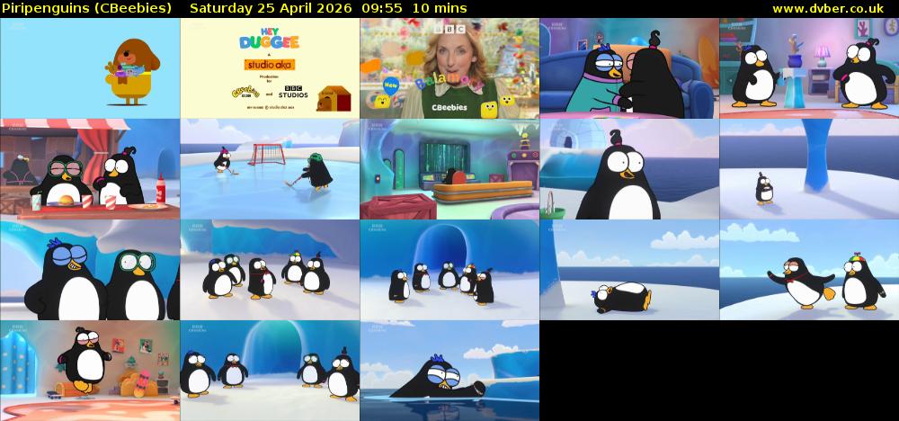 Piripenguins (CBeebies) Saturday 25 April 2026 09:55 - 10:05