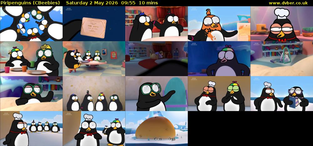 Piripenguins (CBeebies) Saturday 2 May 2026 09:55 - 10:05