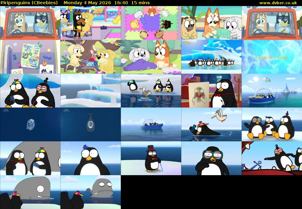 Piripenguins (CBeebies) Monday 4 May 2026 16:40 - 16:55