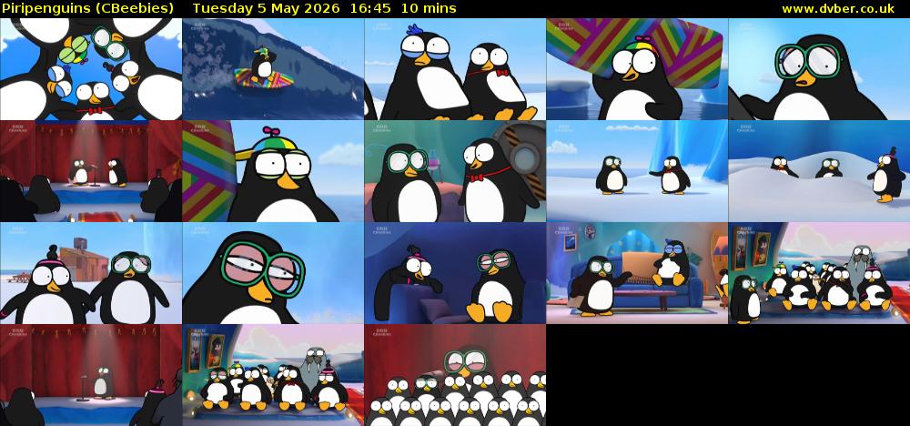 Piripenguins (CBeebies) Tuesday 5 May 2026 16:45 - 16:55