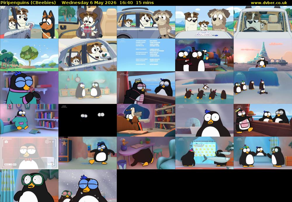 Piripenguins (CBeebies) Wednesday 6 May 2026 16:40 - 16:55