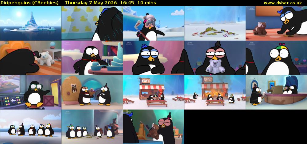 Piripenguins (CBeebies) Thursday 7 May 2026 16:45 - 16:55