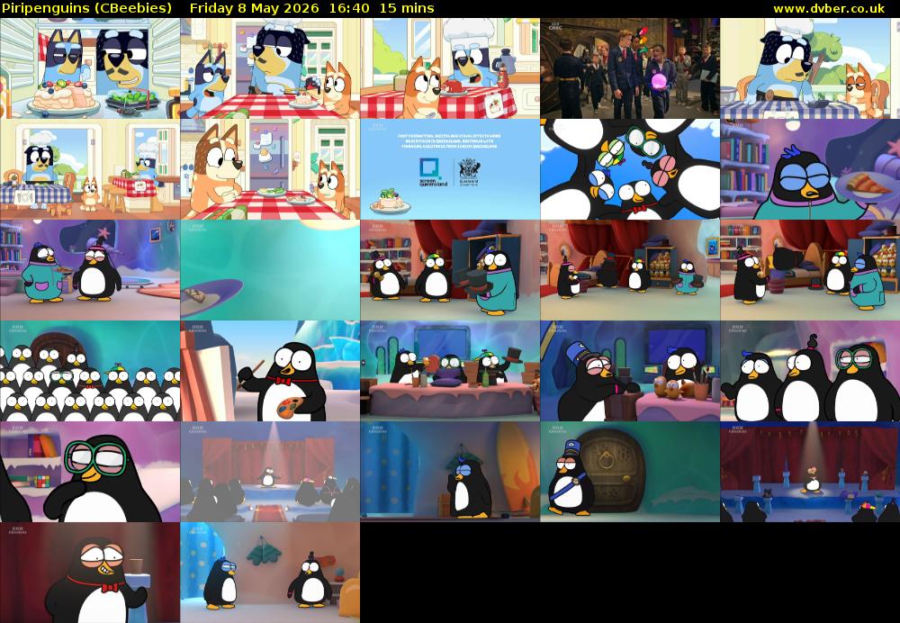 Piripenguins (CBeebies) Friday 8 May 2026 16:40 - 16:55