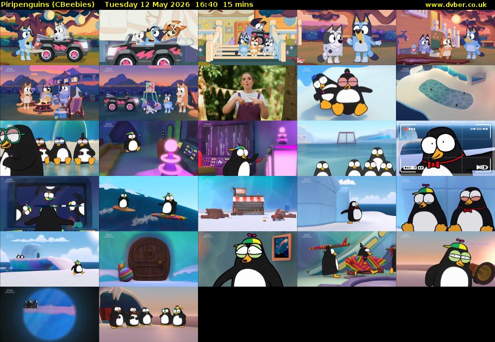 Piripenguins (CBeebies) Tuesday 12 May 2026 16:40 - 16:55