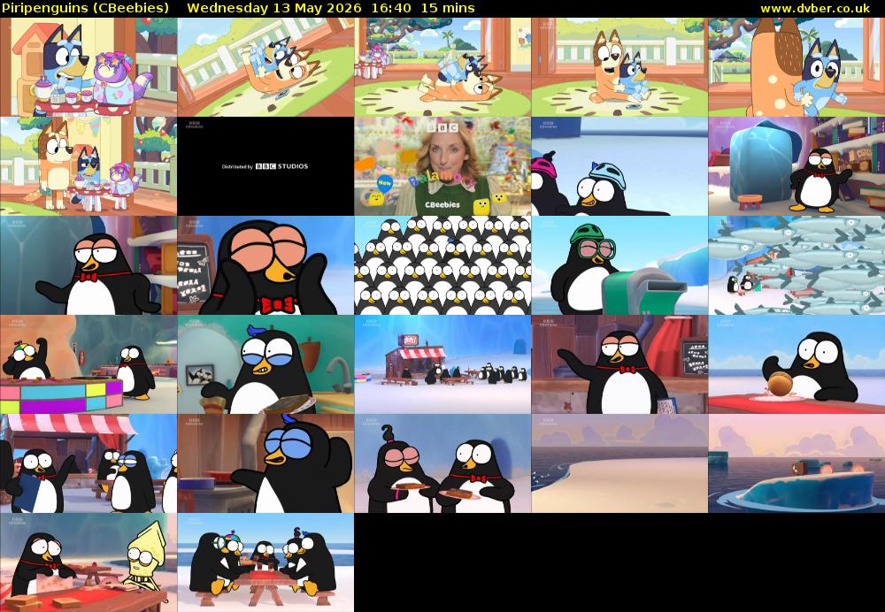 Piripenguins (CBeebies) Wednesday 13 May 2026 16:40 - 16:55
