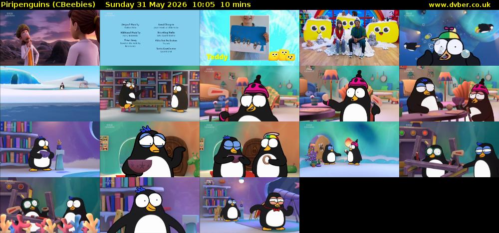 Piripenguins (CBeebies) Sunday 31 May 2026 10:05 - 10:15