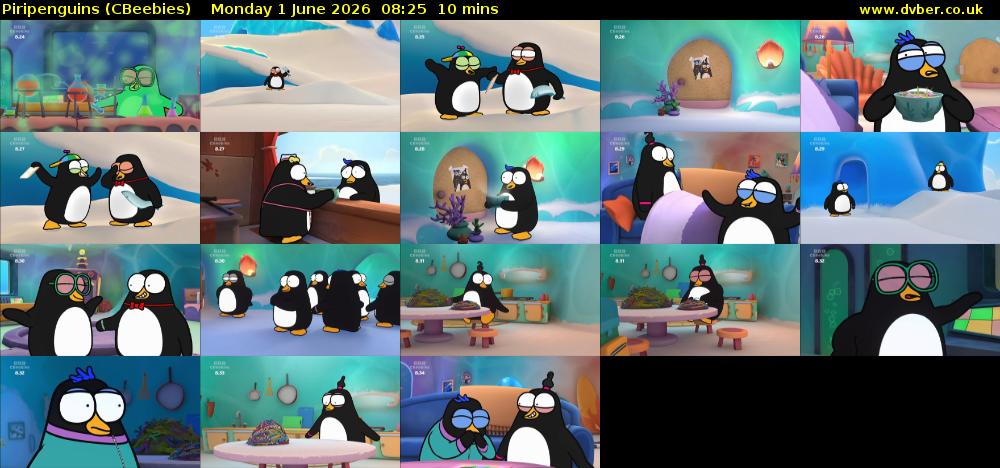 Piripenguins (CBeebies) Monday 1 June 2026 08:25 - 08:35
