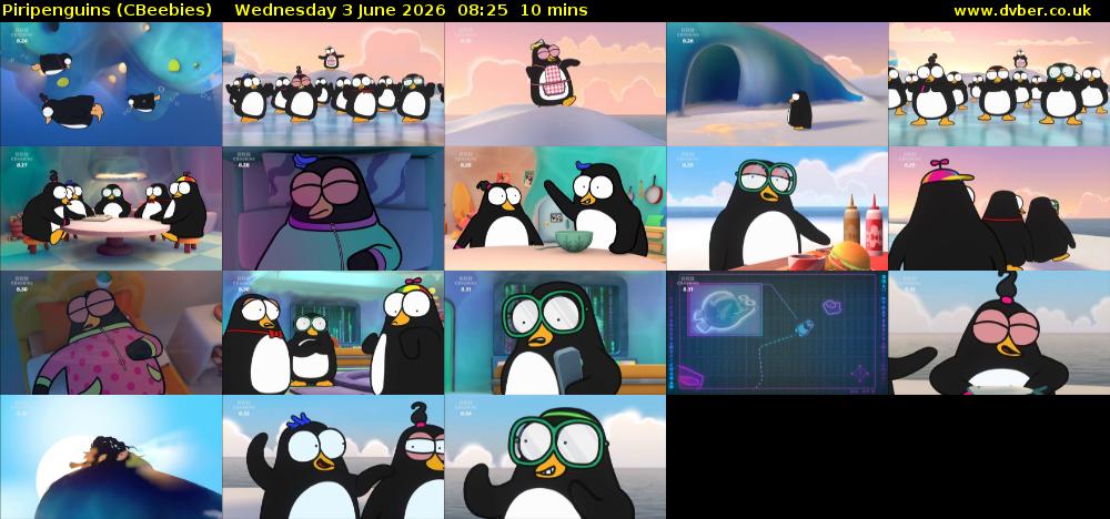 Piripenguins (CBeebies) Wednesday 3 June 2026 08:25 - 08:35