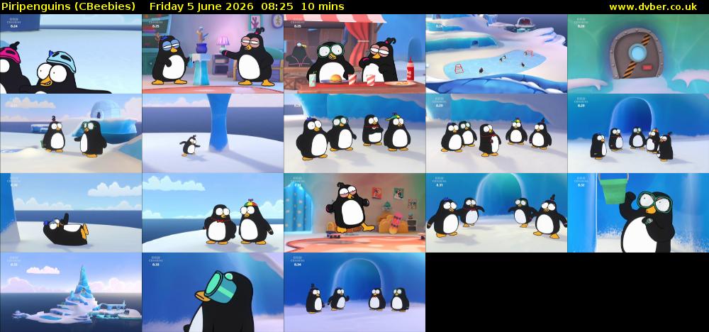 Piripenguins (CBeebies) Friday 5 June 2026 08:25 - 08:35