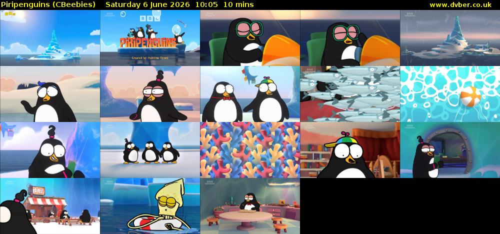 Piripenguins (CBeebies) Saturday 6 June 2026 10:05 - 10:15