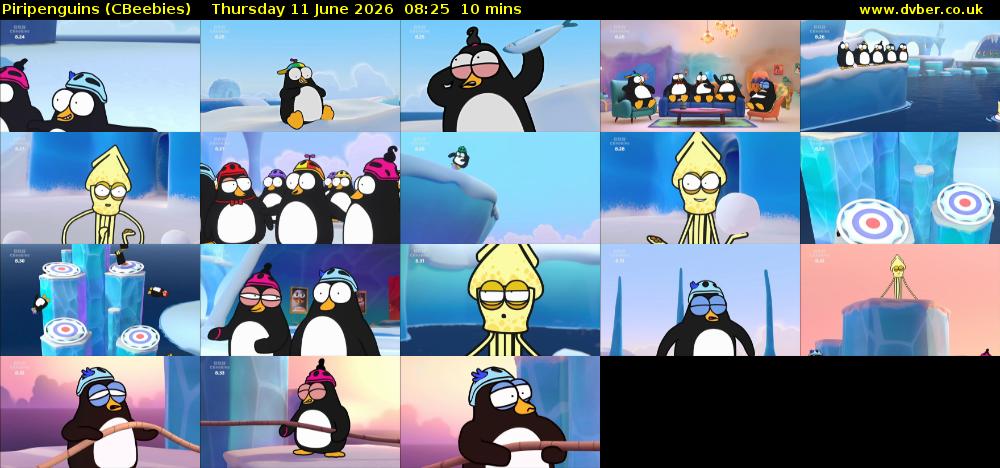 Piripenguins (CBeebies) Thursday 11 June 2026 08:25 - 08:35