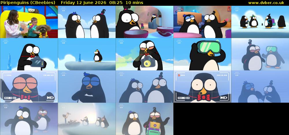 Piripenguins (CBeebies) Friday 12 June 2026 08:25 - 08:35