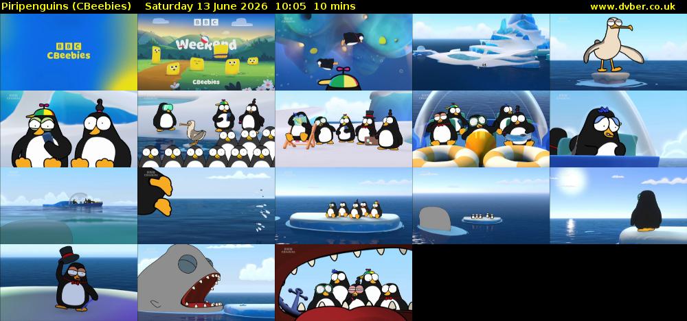Piripenguins (CBeebies) Saturday 13 June 2026 10:05 - 10:15
