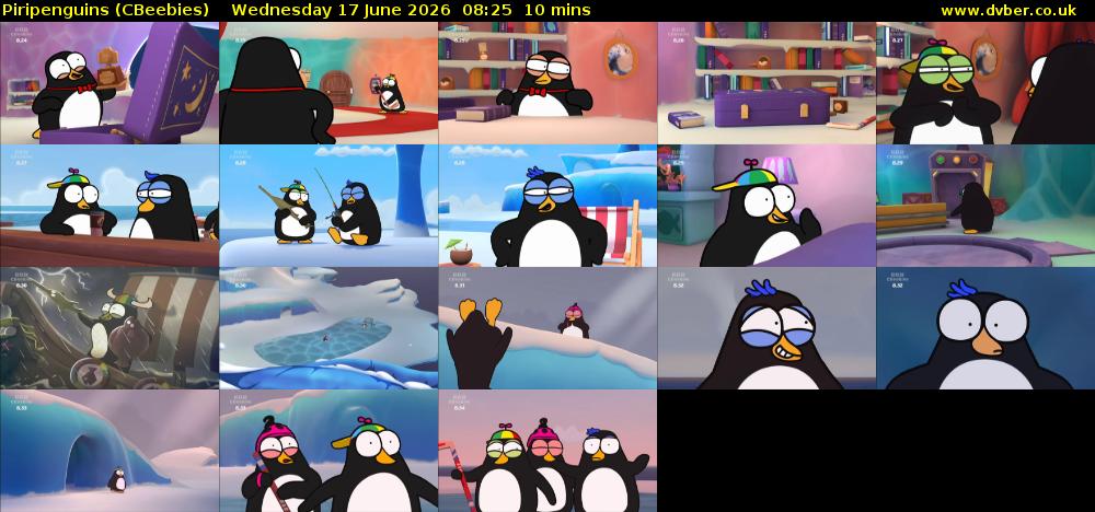 Piripenguins (CBeebies) Wednesday 17 June 2026 08:25 - 08:35