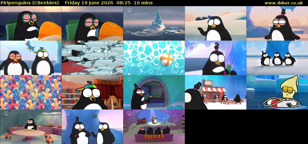 Piripenguins (CBeebies) Friday 19 June 2026 08:25 - 08:35