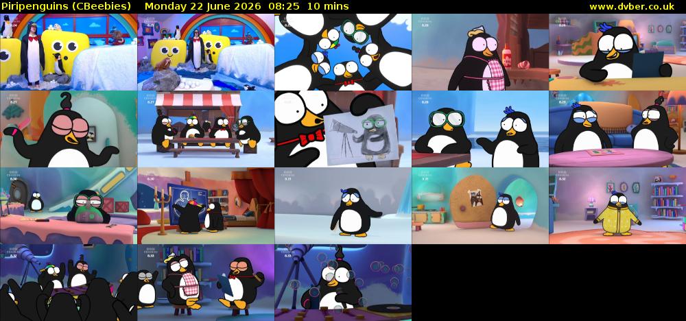 Piripenguins (CBeebies) Monday 22 June 2026 08:25 - 08:35