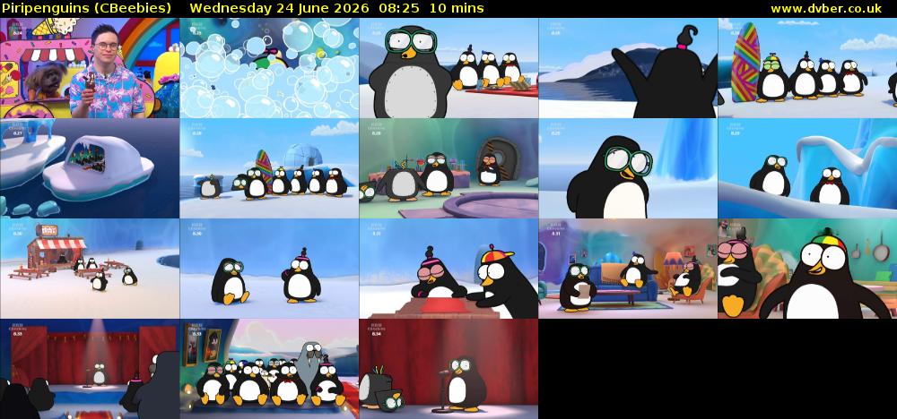 Piripenguins (CBeebies) Wednesday 24 June 2026 08:25 - 08:35