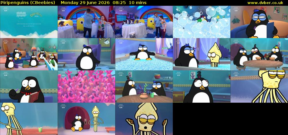 Piripenguins (CBeebies) Monday 29 June 2026 08:25 - 08:35