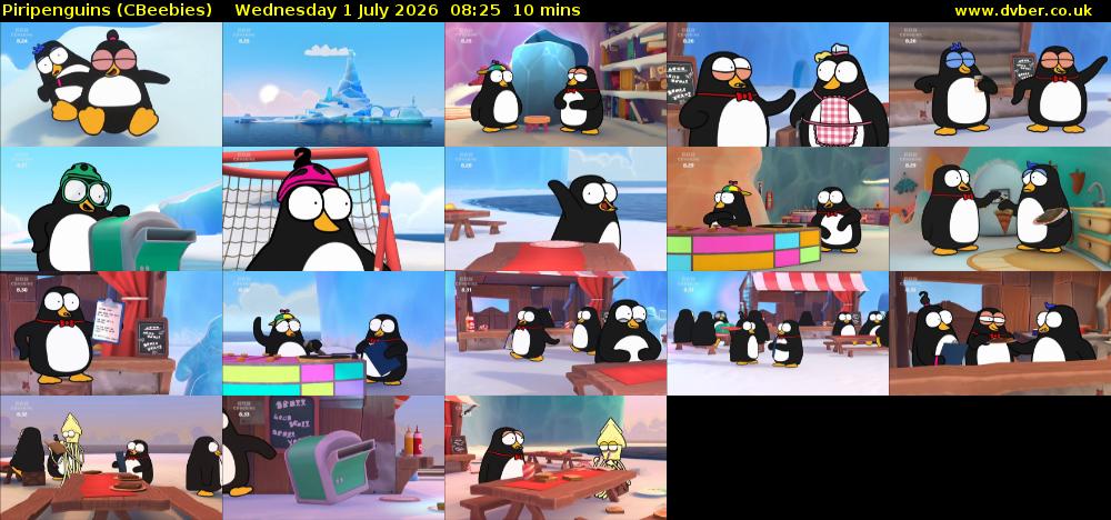 Piripenguins (CBeebies) Wednesday 1 July 2026 08:25 - 08:35