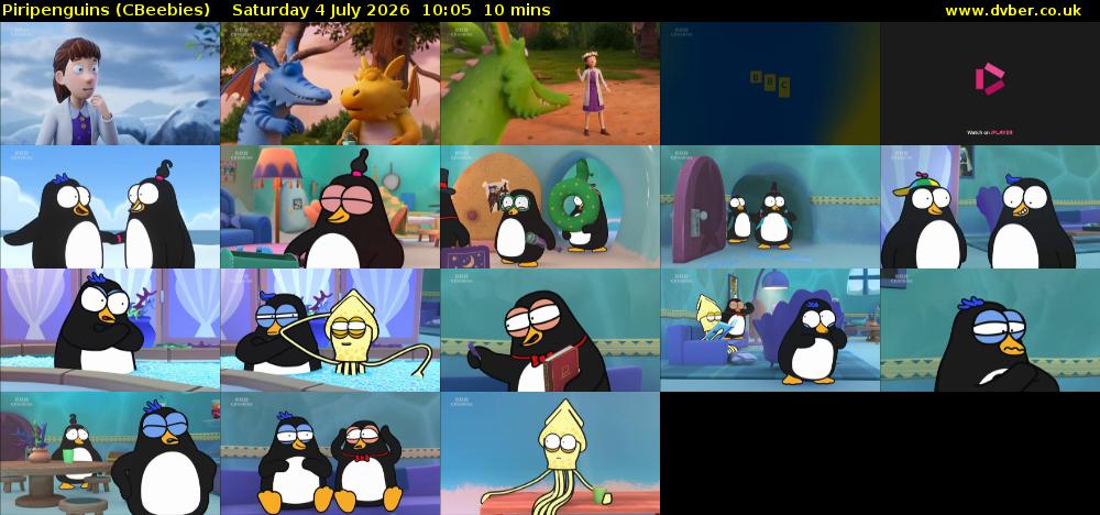 Piripenguins (CBeebies) Saturday 4 July 2026 10:05 - 10:15