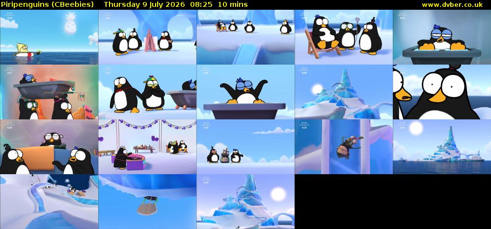 Piripenguins (CBeebies) Thursday 9 July 2026 08:25 - 08:35