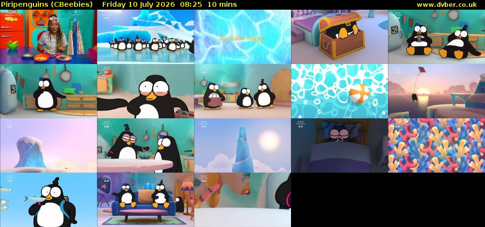 Piripenguins (CBeebies) Friday 10 July 2026 08:25 - 08:35