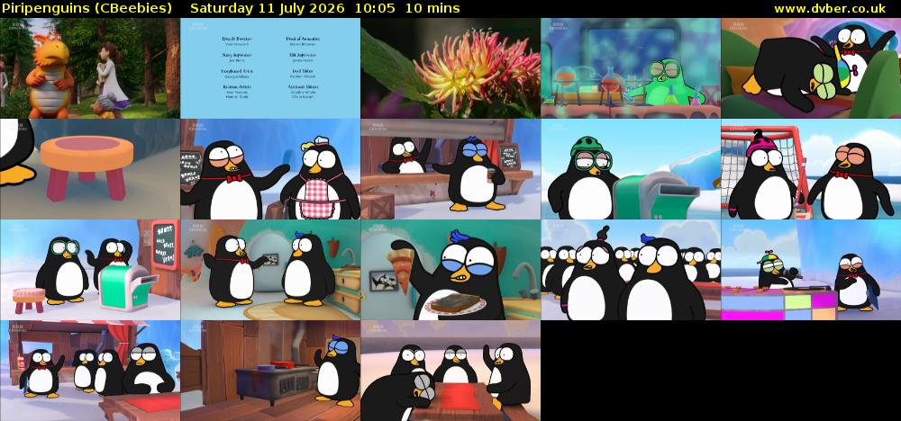 Piripenguins (CBeebies) Saturday 11 July 2026 10:05 - 10:15