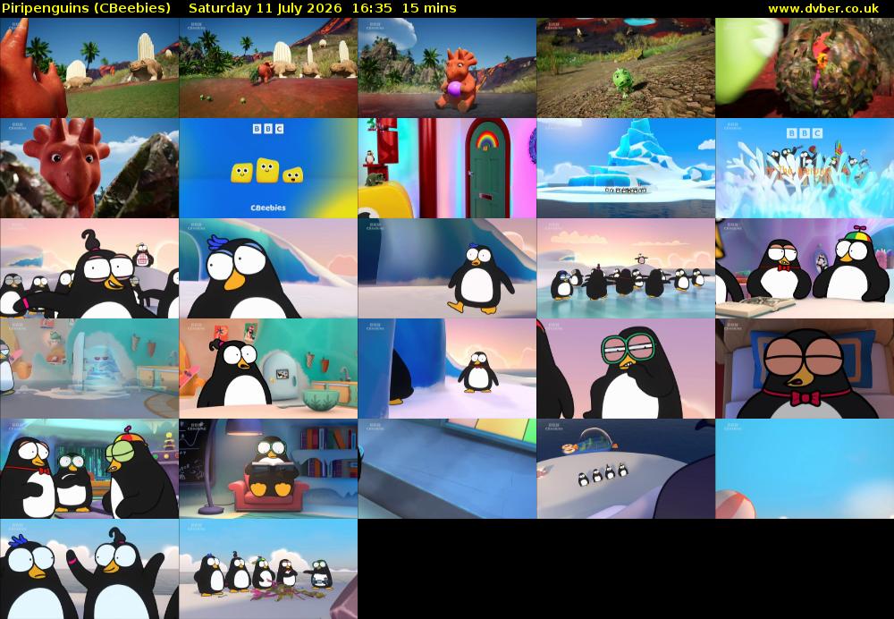 Piripenguins (CBeebies) Saturday 11 July 2026 16:35 - 16:50