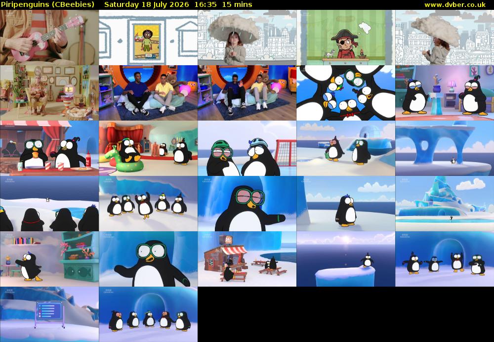 Piripenguins (CBeebies) Saturday 18 July 2026 16:35 - 16:50
