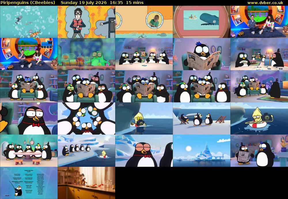 Piripenguins (CBeebies) Sunday 19 July 2026 16:35 - 16:50