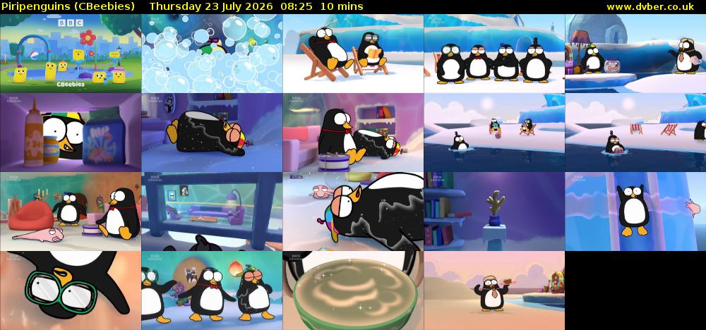 Piripenguins (CBeebies) Thursday 23 July 2026 08:25 - 08:35