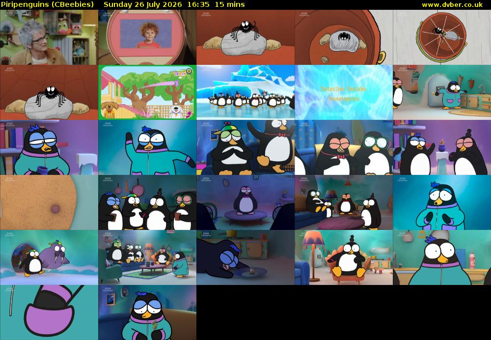 Piripenguins (CBeebies) Sunday 26 July 2026 16:35 - 16:50