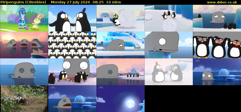 Piripenguins (CBeebies) Monday 27 July 2026 08:25 - 08:35