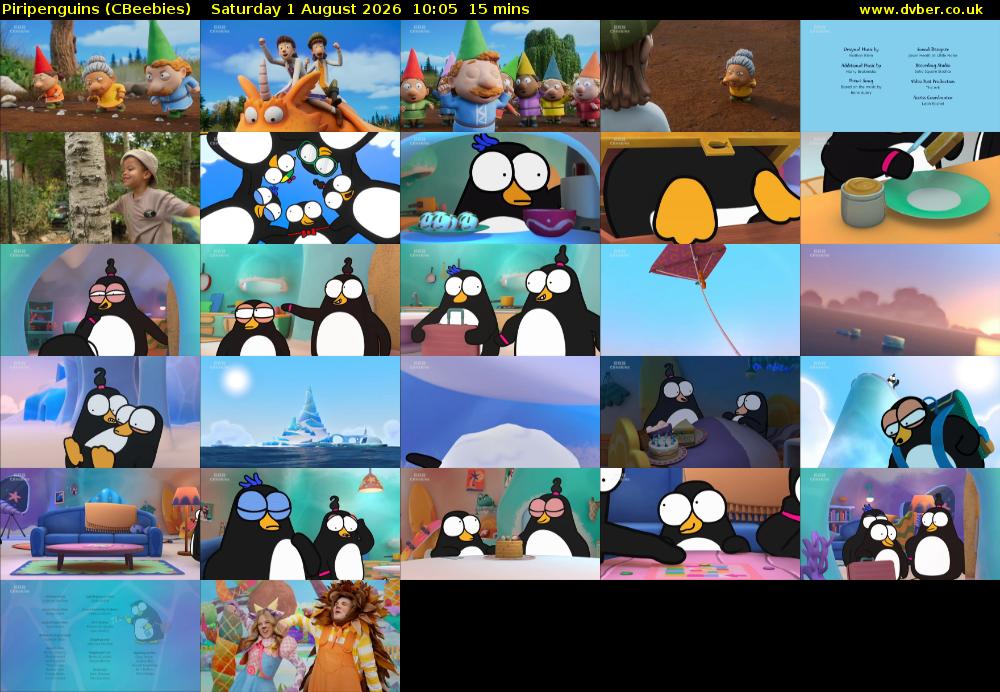 Piripenguins (CBeebies) Saturday 1 August 2026 10:05 - 10:20