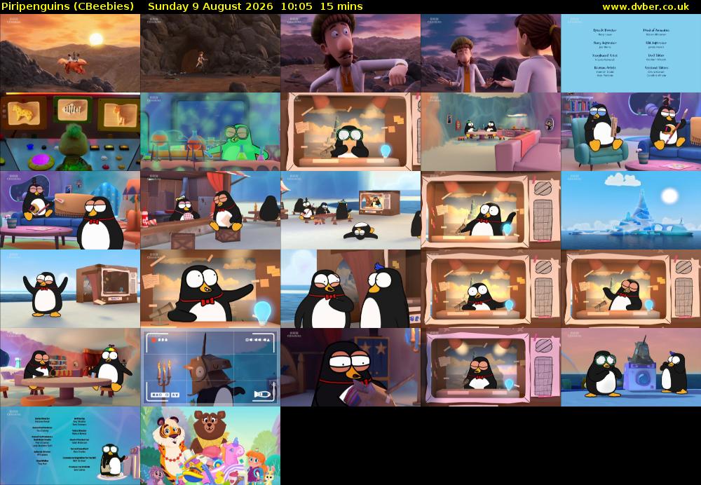 Piripenguins (CBeebies) Sunday 9 August 2026 10:05 - 10:20