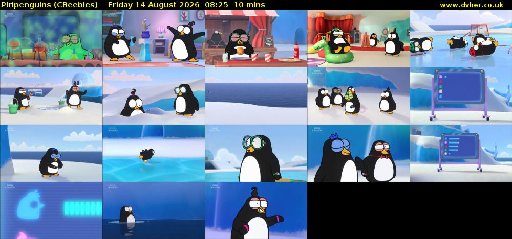 Piripenguins (CBeebies) Friday 14 August 2026 08:25 - 08:35