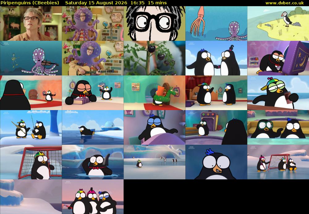 Piripenguins (CBeebies) Saturday 15 August 2026 16:35 - 16:50