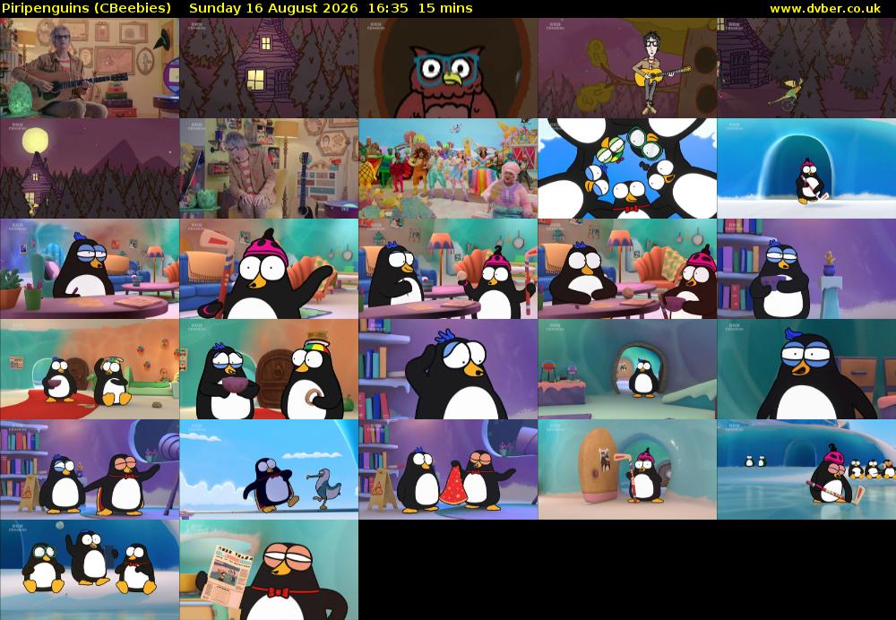 Piripenguins (CBeebies) Sunday 16 August 2026 16:35 - 16:50