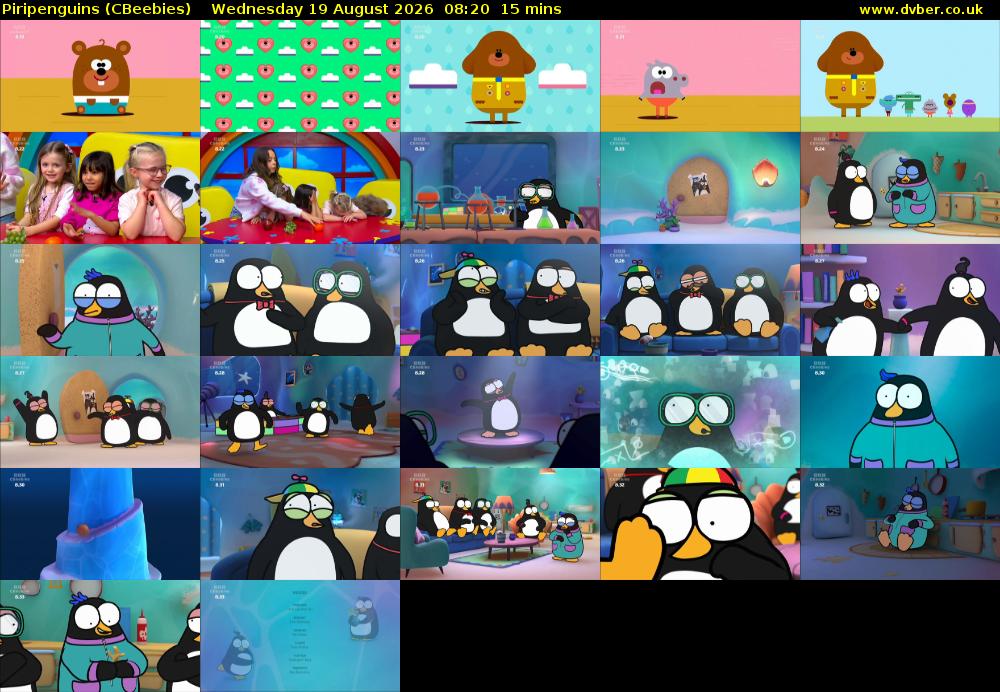 Piripenguins (CBeebies) Wednesday 19 August 2026 08:20 - 08:35