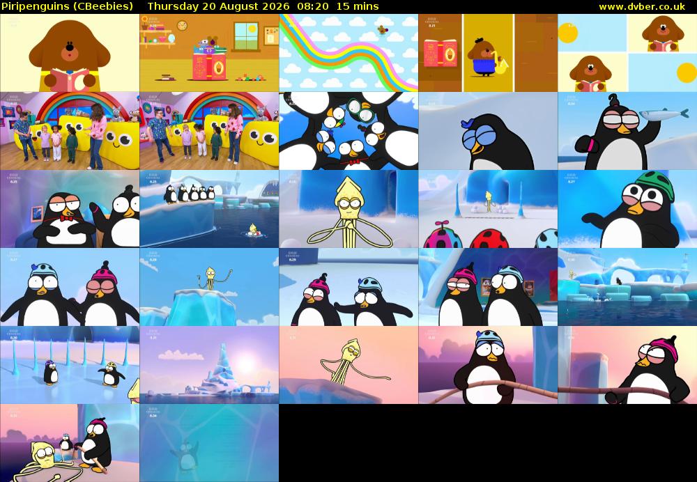 Piripenguins (CBeebies) Thursday 20 August 2026 08:20 - 08:35