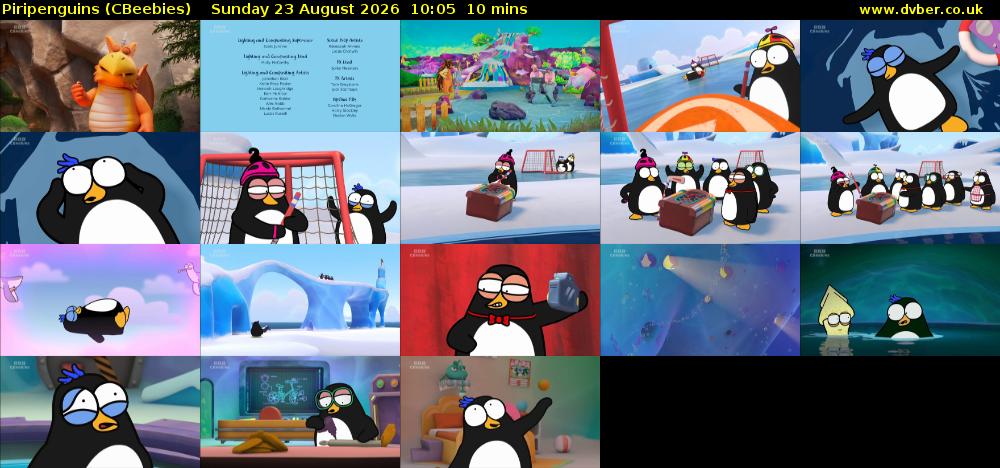 Piripenguins (CBeebies) Sunday 23 August 2026 10:05 - 10:15